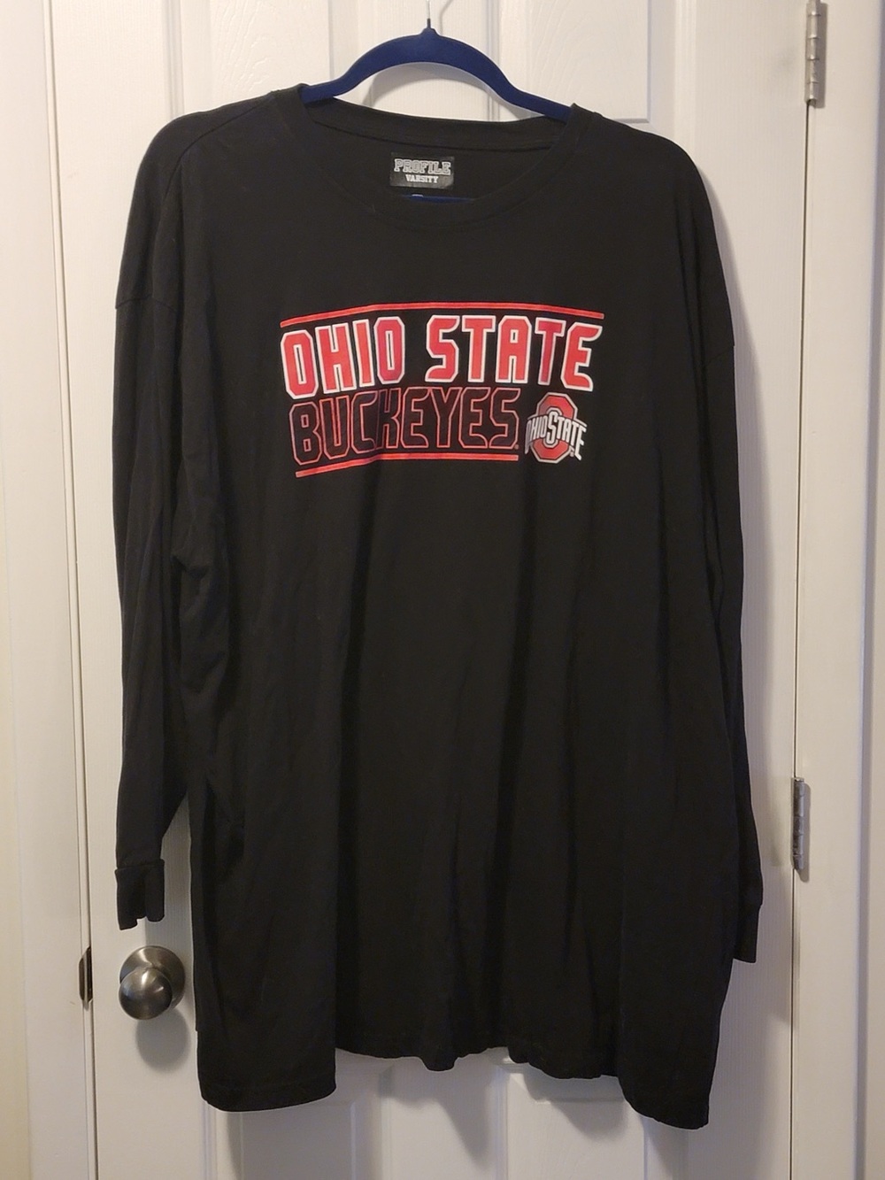 Ohio State Buckeyes Black Long-Sleeve Tee by